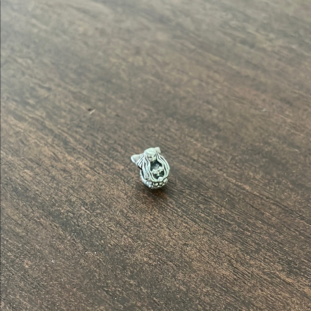 Silver Mermaid Charm